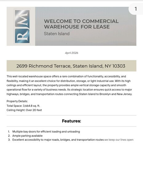2699-2705 Richmond Ter, Staten Island, NY à louer - Photo de l’immeuble – Image 2 sur 15