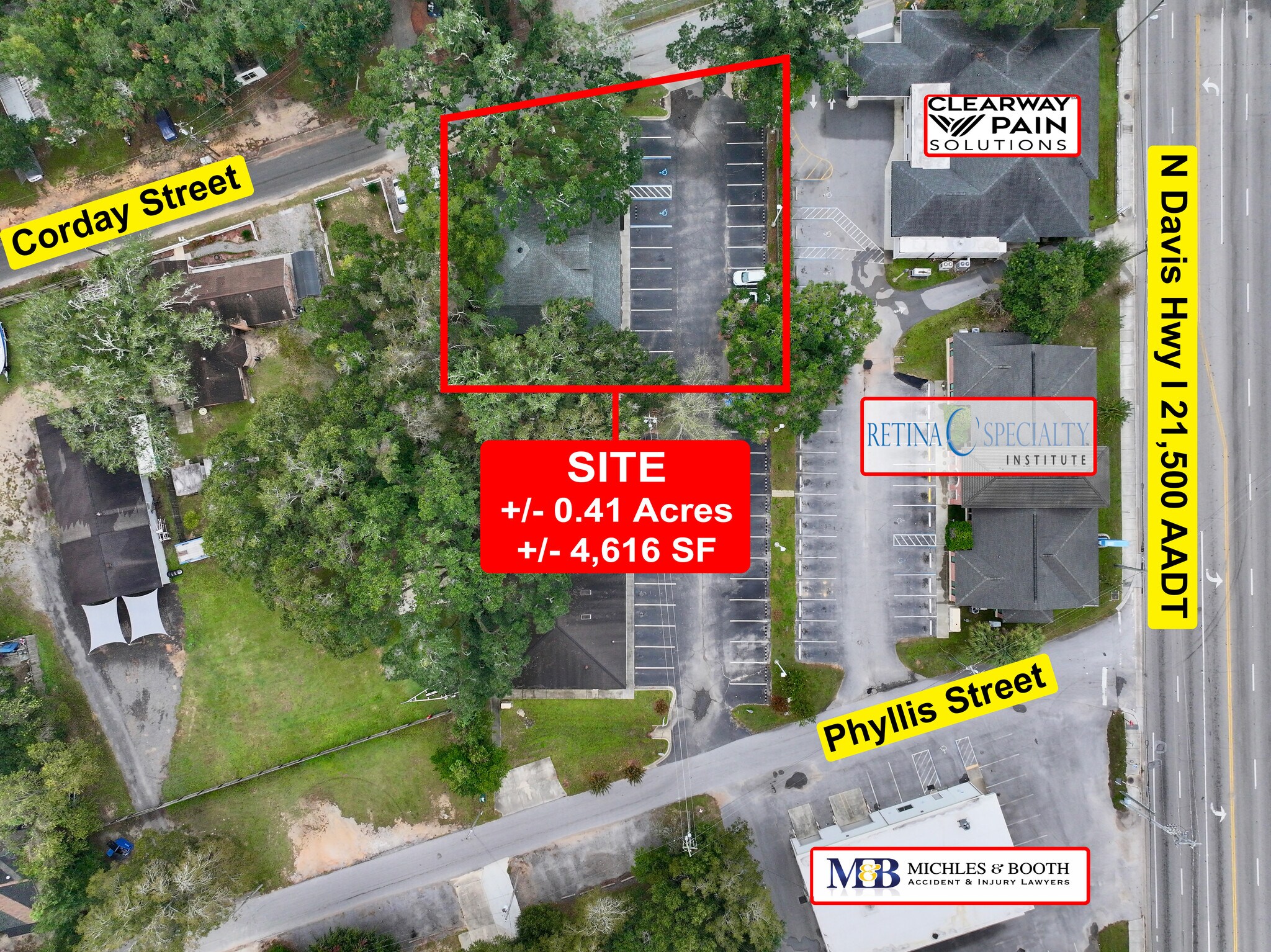 510 Corday St, Pensacola, FL à vendre Photo de l’immeuble– Image 1 sur 23