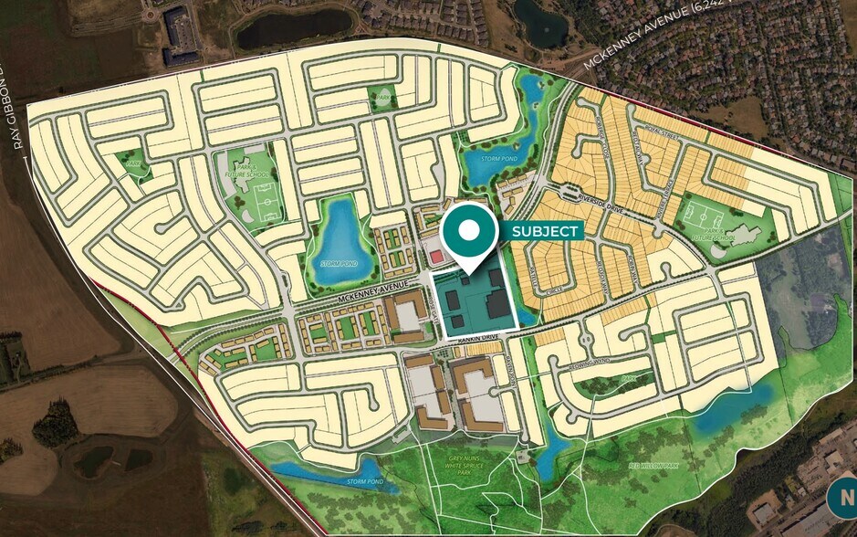 10 Rose Gate, St. Albert, AB à louer - Plan de site – Image 2 sur 2