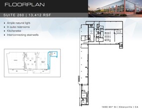 1400 65th St, Emeryville, CA à louer Plan d’étage– Image 1 sur 1