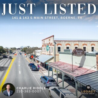 Plus de détails pour 143 S Main St, Boerne, TX - Local commercial à vendre
