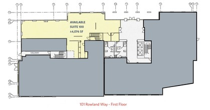 100 Rowland Way, Novato, CA à louer Plan d’étage– Image 1 sur 1