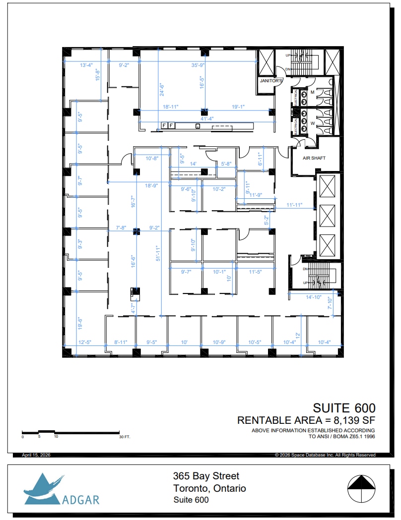 365 Bay St, Toronto, ON à louer Plan d’étage– Image 1 sur 1