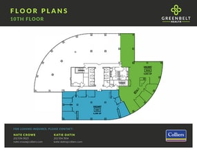 7501 Greenway Center Dr, Greenbelt, MD à louer Plan d’étage– Image 1 sur 1