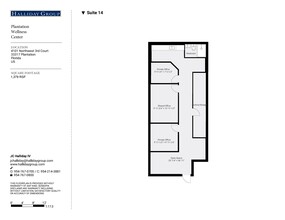 4101 NW 3rd Ct, Plantation, FL à louer Plan d’étage– Image 1 sur 1