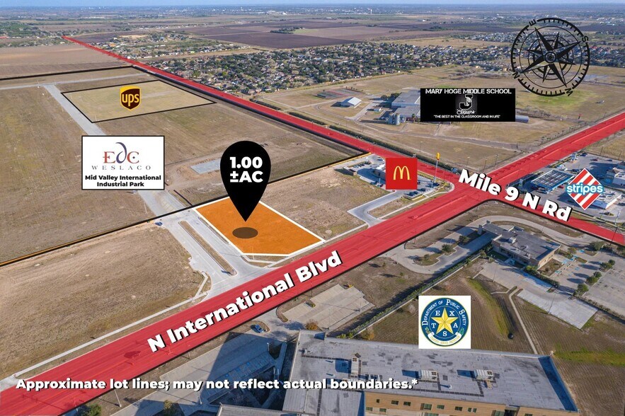 2620 N International Blvd, Weslaco, TX à louer - Aérien – Image 2 sur 11