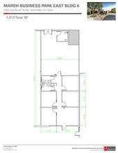 3704-3732 Arapaho Rd, Addison, TX à louer Plan de site– Image 1 sur 1