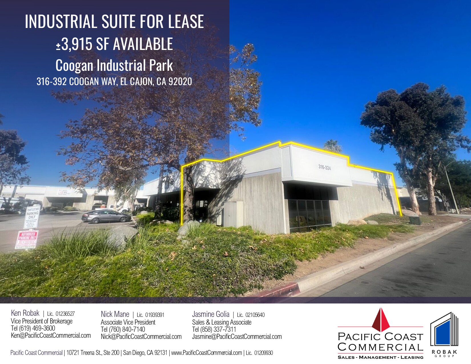 316-392 Coogan Way, El Cajon, CA à louer Photo de l’immeuble– Image 1 sur 9