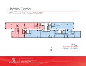 5401 W Kennedy Blvd, Tampa, FL à louer Plan de site– Image 1 sur 1