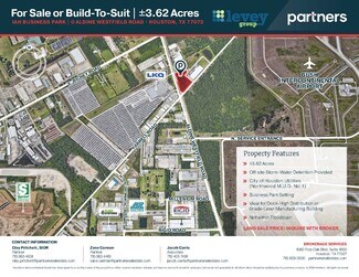 Plus de détails pour Aldine Westfield Rd & Farrell Rd, Houston, TX - Terrain à vendre
