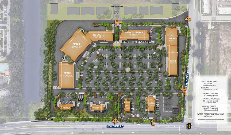 2251 Fortune Rd, Kissimmee, FL à louer - Plan de site – Image 1 sur 1