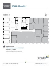 1602-1604 Hewitt Ave, Everett, WA à louer Plan de site– Image 1 sur 1