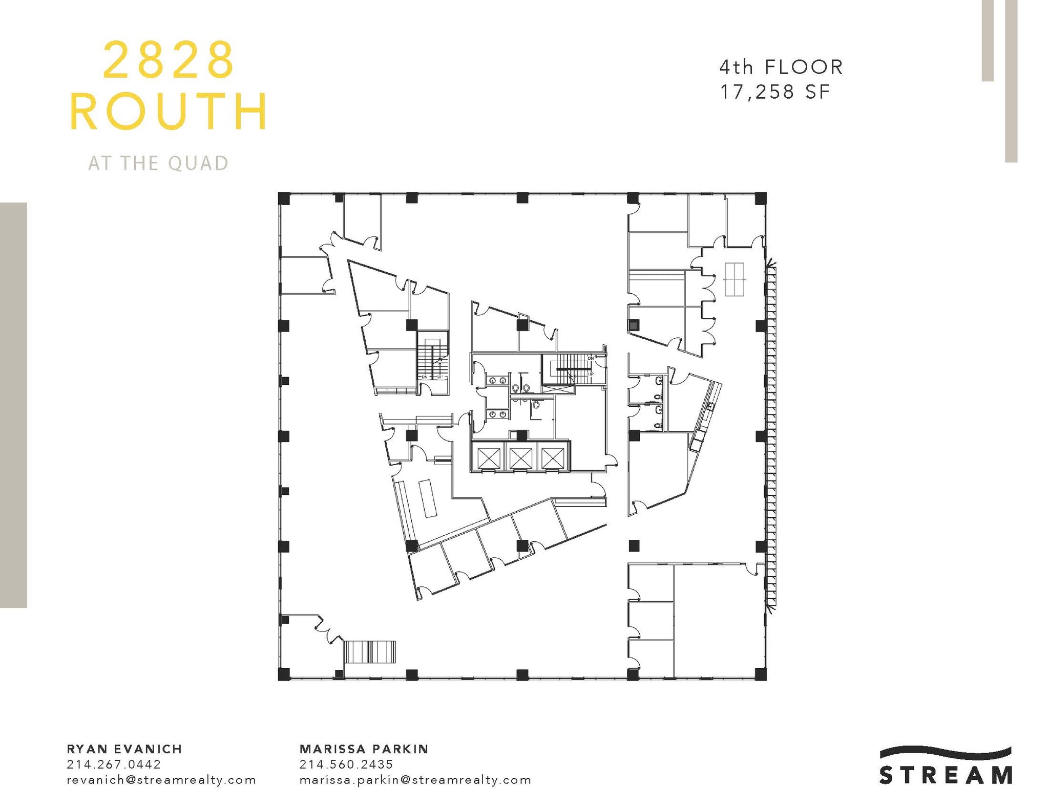 2828 Routh St, Dallas, TX à louer Plan d’étage– Image 1 sur 1