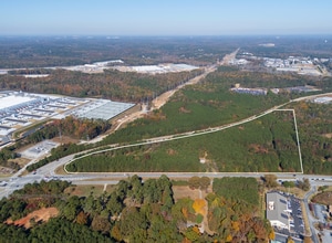 Veterans Parkway, Fayetteville, GA - Vue aérienne vue de carte - Image1