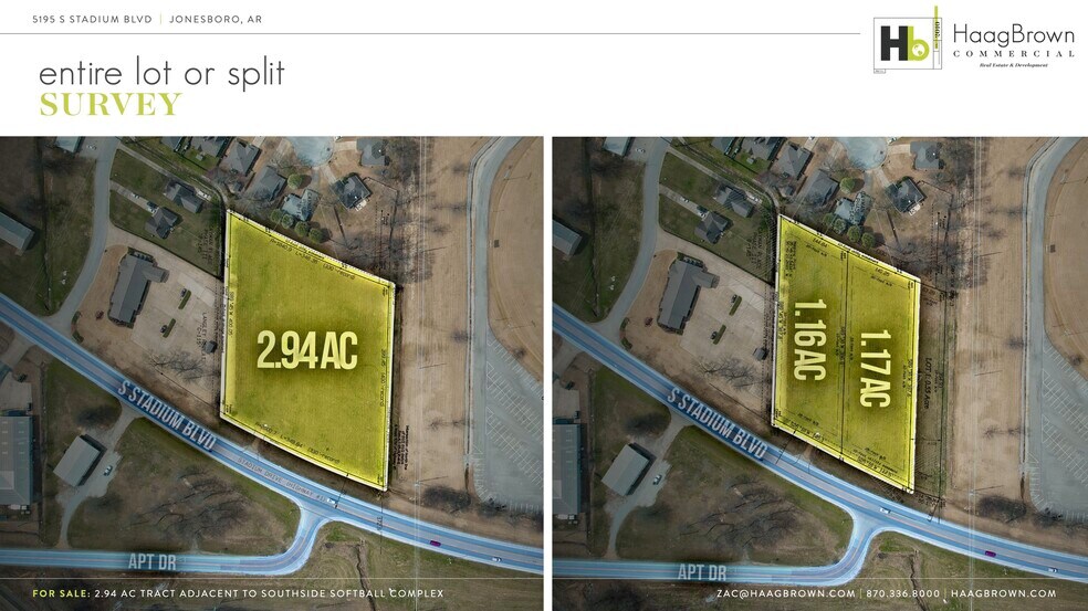 5195 Stadium Blvd, Jonesboro, AR à vendre - Aérien – Image 2 sur 6