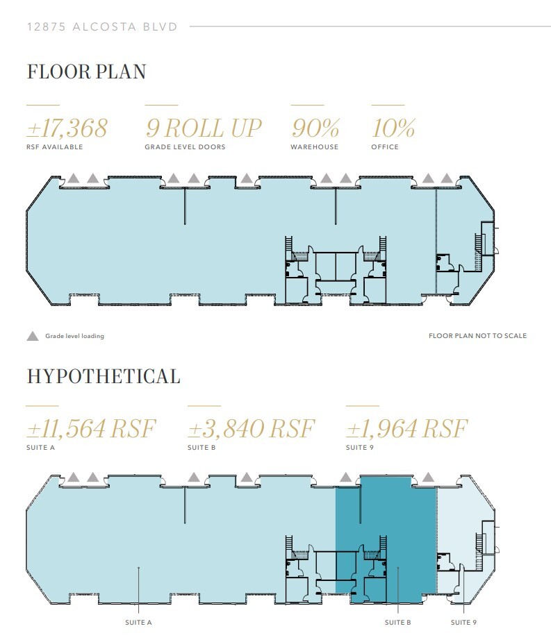 12875 Alcosta Blvd, San Ramon, CA à louer Plan d’étage– Image 1 sur 1