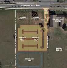 1308 Cleveland Ave, Wildwood, FL à louer Plan de site– Image 2 sur 3