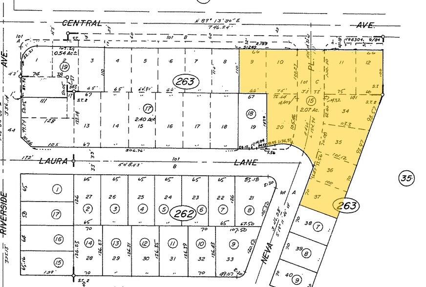 3400 Central Ave, Riverside, CA à louer - Plan cadastral – Image 2 sur 9