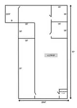 129-131 E Main St, Webster, MA à louer Plan d’étage– Image 2 sur 2