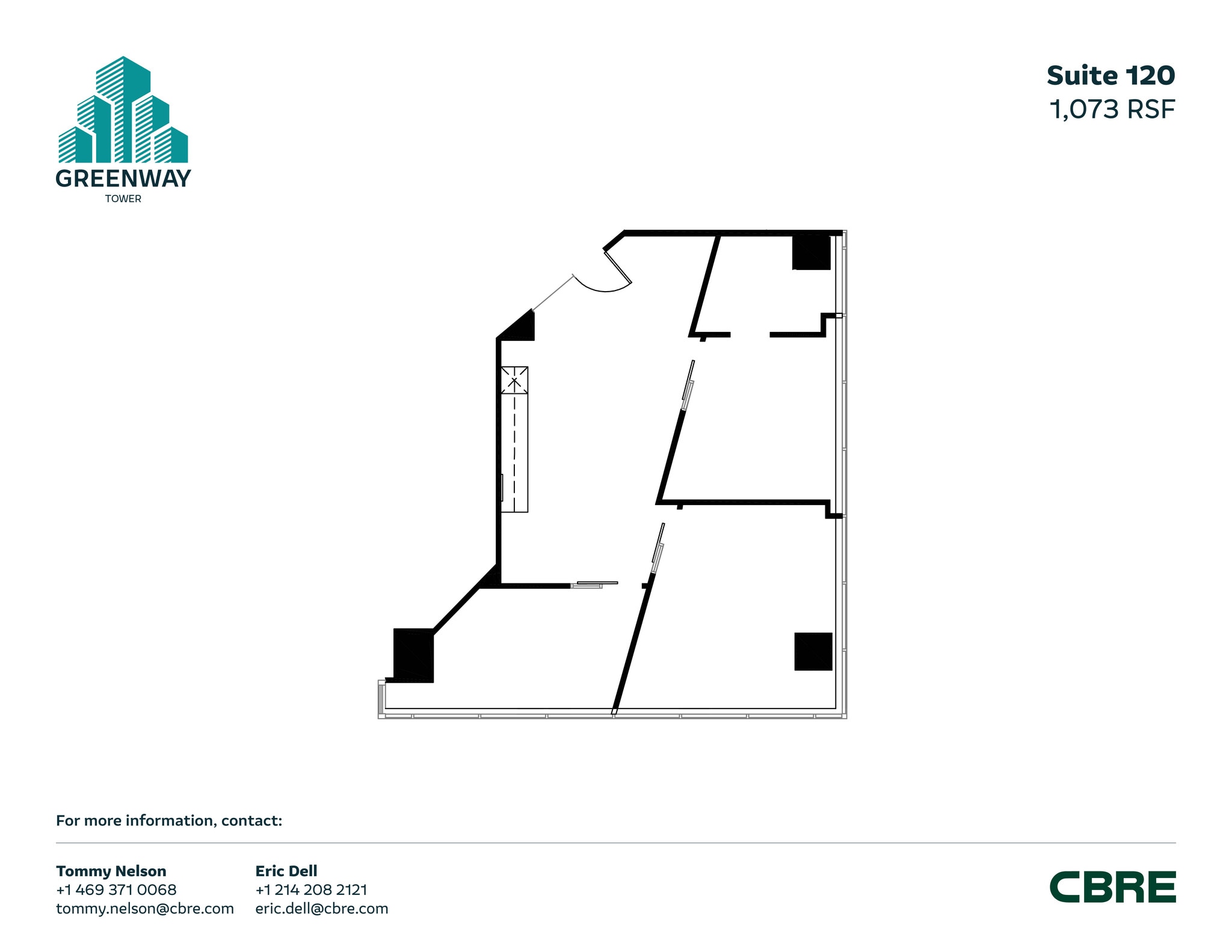 1231 Greenway Dr, Irving, TX à louer Plan d’étage– Image 1 sur 1