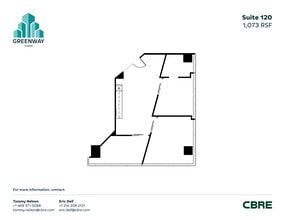 1231 Greenway Dr, Irving, TX à louer Plan d’étage– Image 1 sur 1