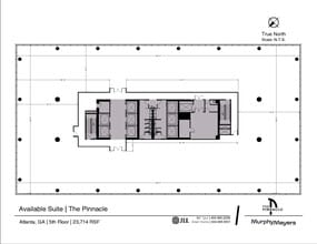 3455 Peachtree Rd NE, Atlanta, GA à louer Plan d’étage– Image 2 sur 2