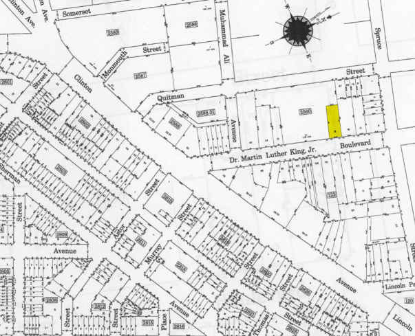 747-751 Martin Luther King Jr Blvd, Newark, NJ à vendre - Plan cadastral – Image 2 sur 3