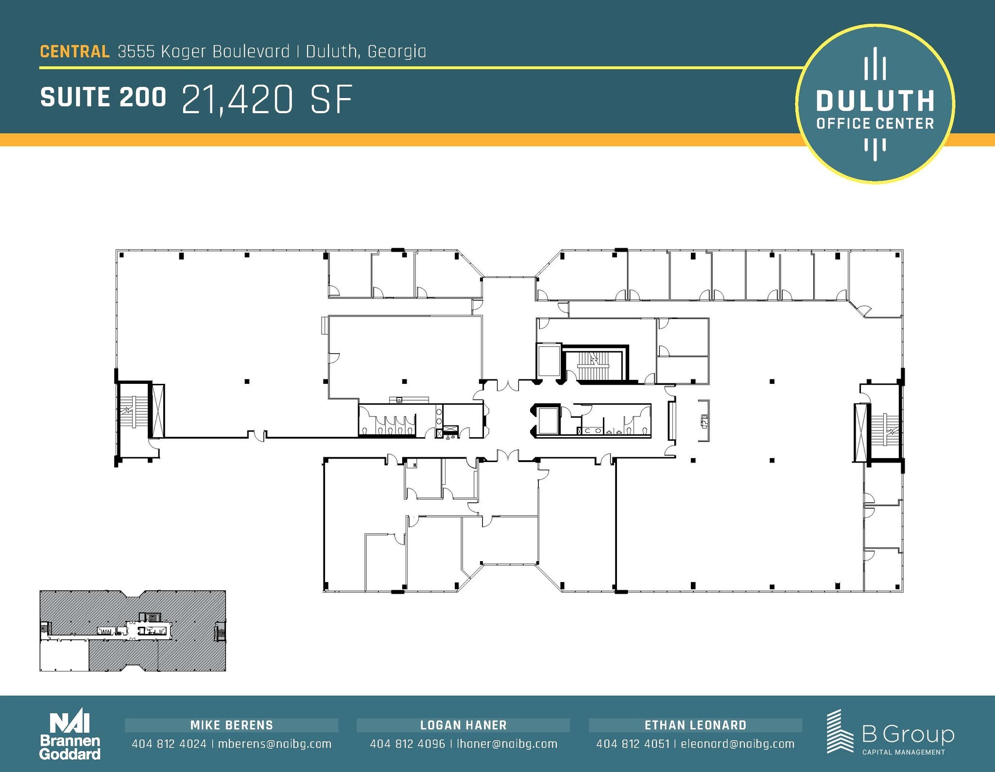 3505 Koger Blvd, Duluth, GA à louer Plan d’étage– Image 1 sur 1