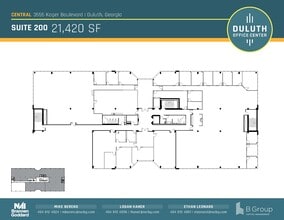 3505 Koger Blvd, Duluth, GA à louer Plan d’étage– Image 1 sur 1