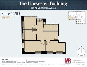 180 N Michigan Ave, Chicago, IL à louer Plan d’étage– Image 1 sur 7