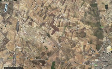 Jumilla, MUR - Vue aérienne vue de carte