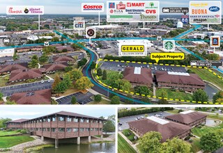 1300 Iroquois Ave, Naperville, IL - VUE AÉRIENNE  vue de carte