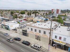7916 S Central Ave, Los Angeles, CA - Vue aérienne vue de carte