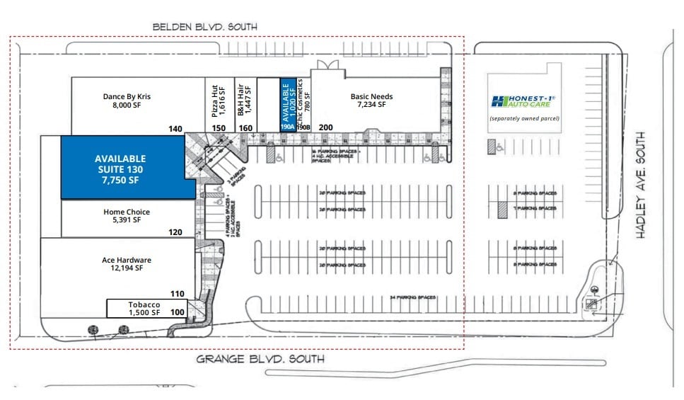 8118 S Hadley Ave, Cottage Grove, MN à louer Plan de site– Image 1 sur 1