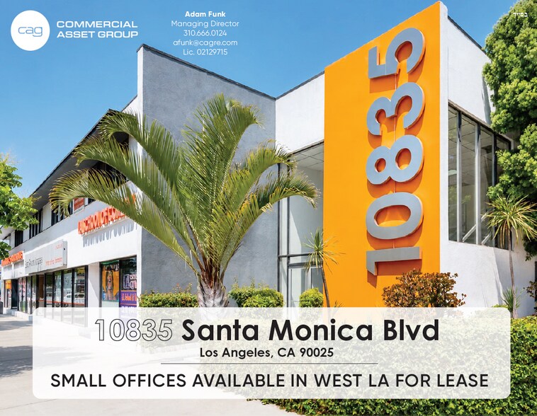 10835-10841 Santa Monica Blvd, Los Angeles, CA à louer - Photo de l’immeuble – Image 1 sur 2
