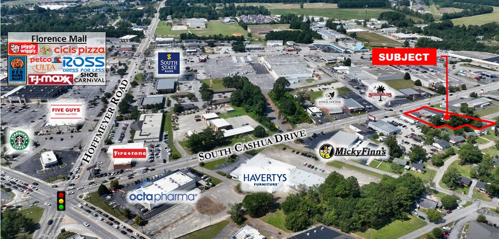 S. Cashua Dr & King Ave | Florence, SC portefeuille de 5 biens à vendre sur LoopNet.fr - Photo de l’immeuble – Image 2 sur 5