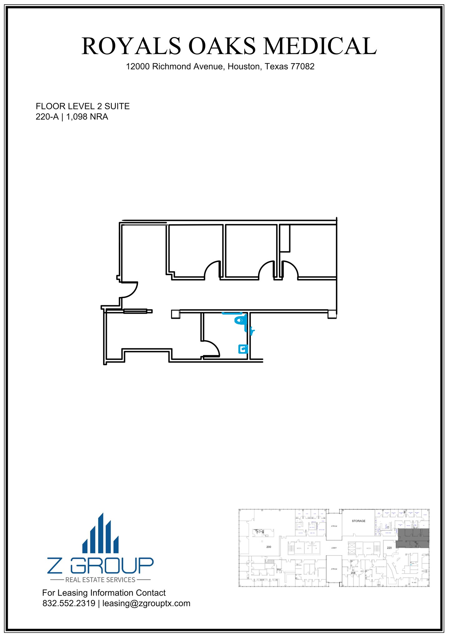 12000 Richmond Ave, Houston, TX à louer Plan de site– Image 1 sur 1