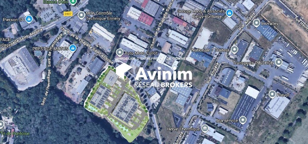 Industriel/Logistique dans Ennery à vendre - Aérien – Image 2 sur 3
