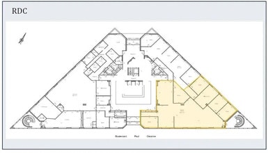 38 Boulevard Paul Cézanne, Guyancourt à louer Plan d’étage– Image 1 sur 4