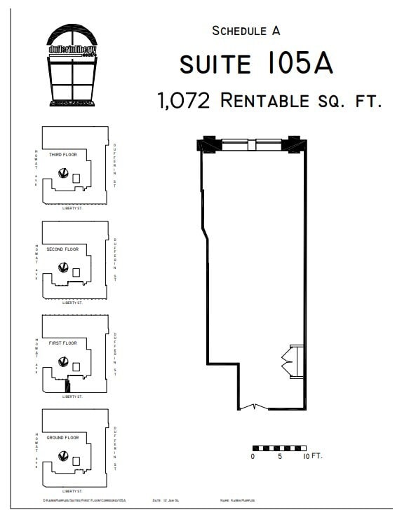 219 Dufferin St, Toronto, ON à louer Plan d’étage– Image 1 sur 1