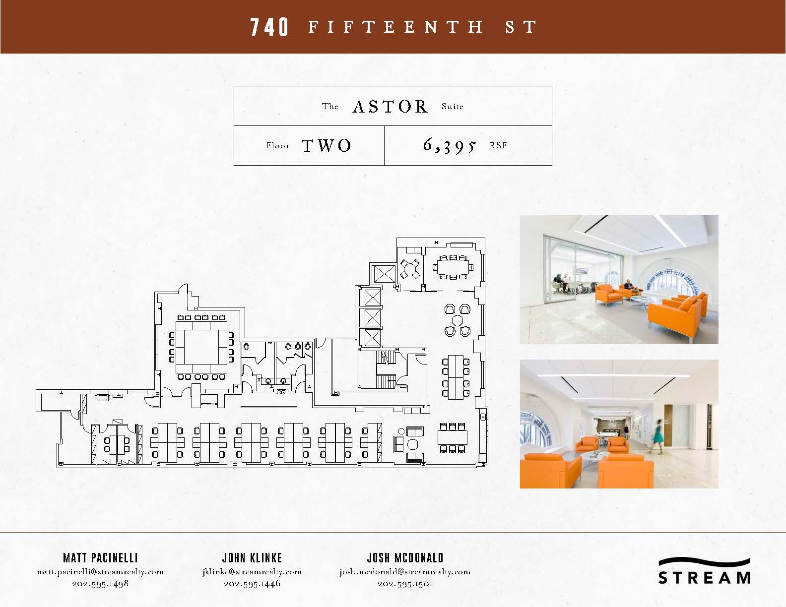 740 15th St Nw, Washington, DC à louer Plan d’étage– Image 1 sur 1