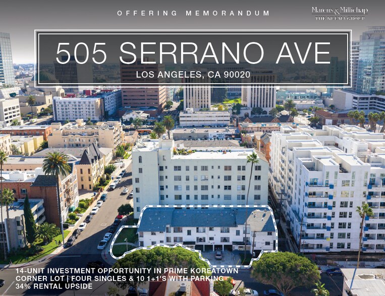 505 S Serrano Ave, Los Angeles, CA à vendre - Photo de l’immeuble – Image 1 sur 7