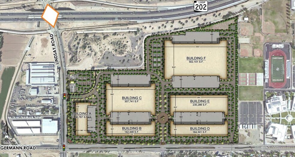 S Lindsay Rd & E Germann Rd, Gilbert, AZ à louer - Photo de l’immeuble – Image 1 sur 5