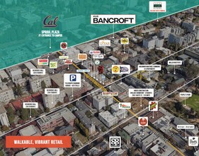 2590 Bancroft Way, Berkeley, CA - VUE AÉRIENNE  vue de carte