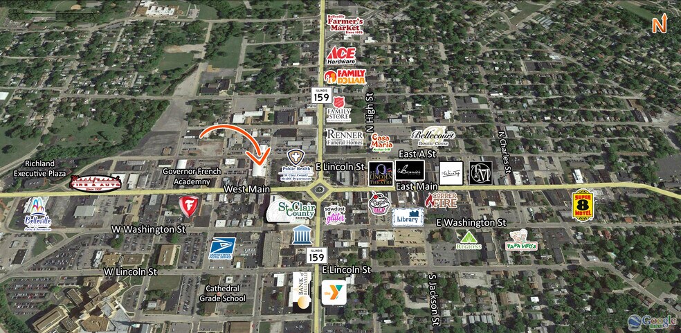 15 N 1st St, Belleville, IL à louer - Photo de l’immeuble – Image 2 sur 4