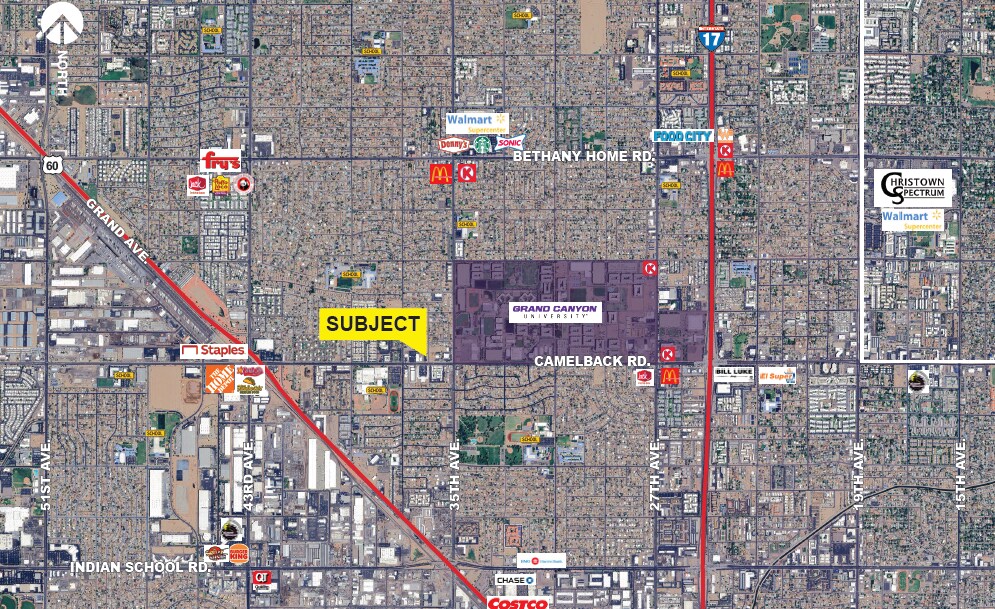 3602 W Camelback Rd, Phoenix, AZ à louer Photo de l’immeuble– Image 1 sur 7