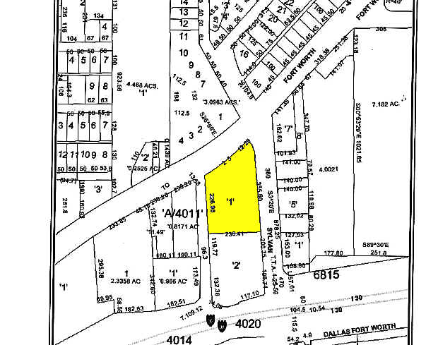 1881 Sylvan Ave, Dallas, TX à vendre - Plan cadastral – Image 3 sur 11
