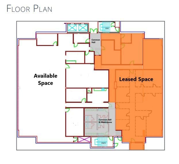 2045 Broad St, Regina, SK à louer Plan d’étage– Image 1 sur 1