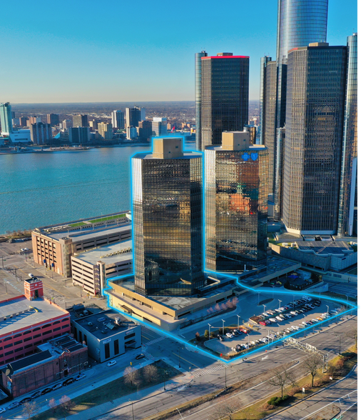 600 Renaissance Ctr, Detroit, MI à louer - Photo principale – Image 1 sur 24