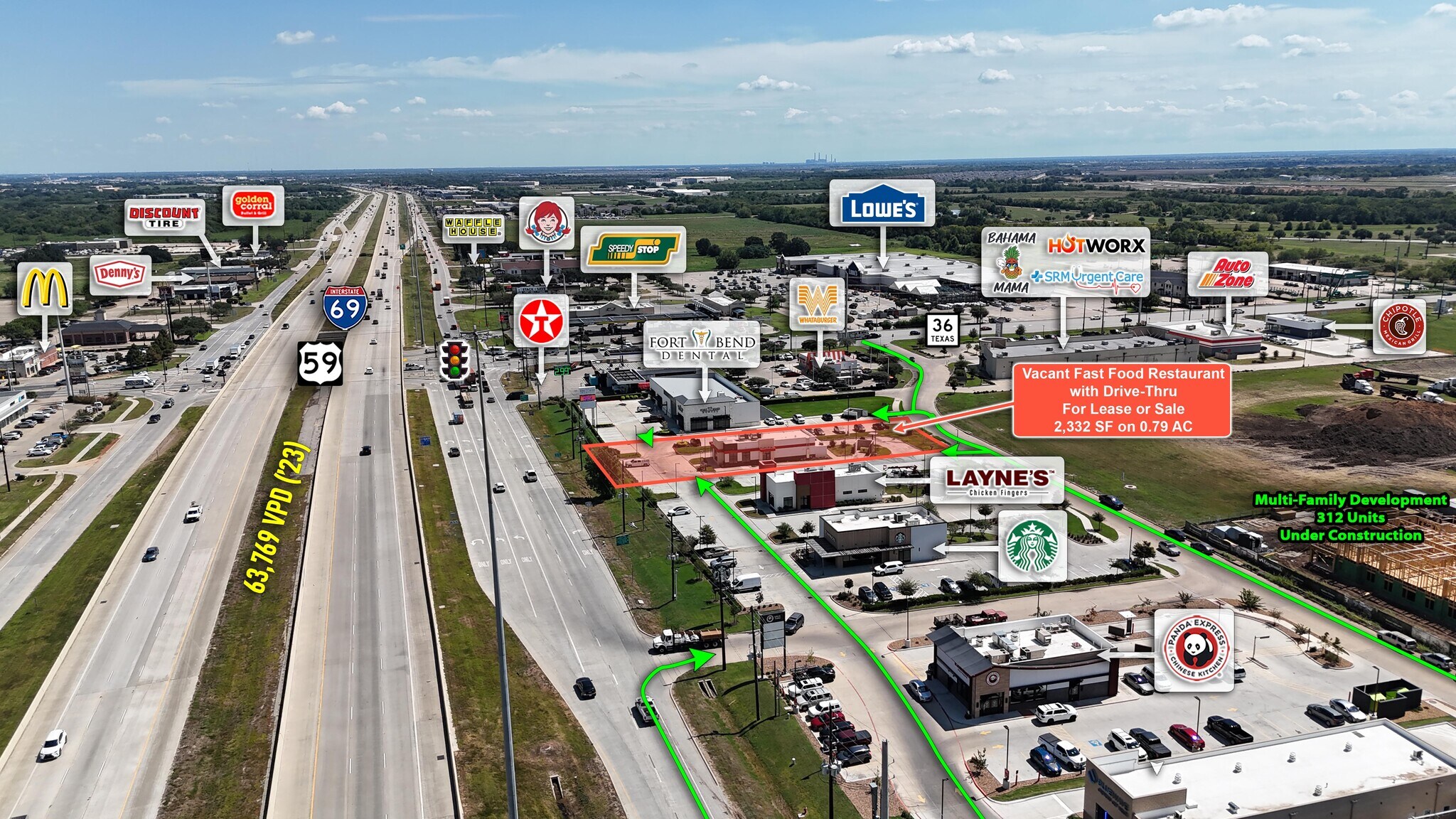 28211 Southwest Fwy, Rosenberg, TX à vendre Photo de l’immeuble– Image 1 sur 8